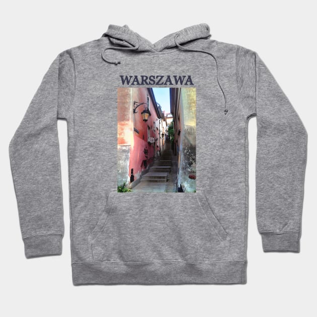 WARSZAWA POLAND Hoodie by M&N Imagerie